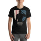 Fortune Favors Men's Motivational Black T-Shirt