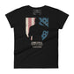 Fortune Favors Women's Motivational Black T-Shirt