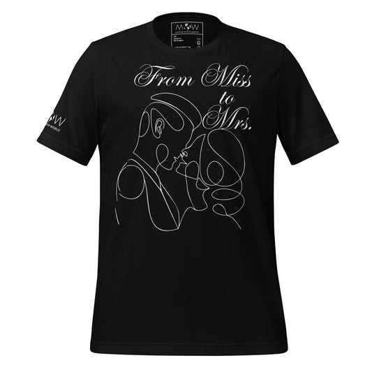From Miss to Mrs. Black Motivational Men's T-Shirt