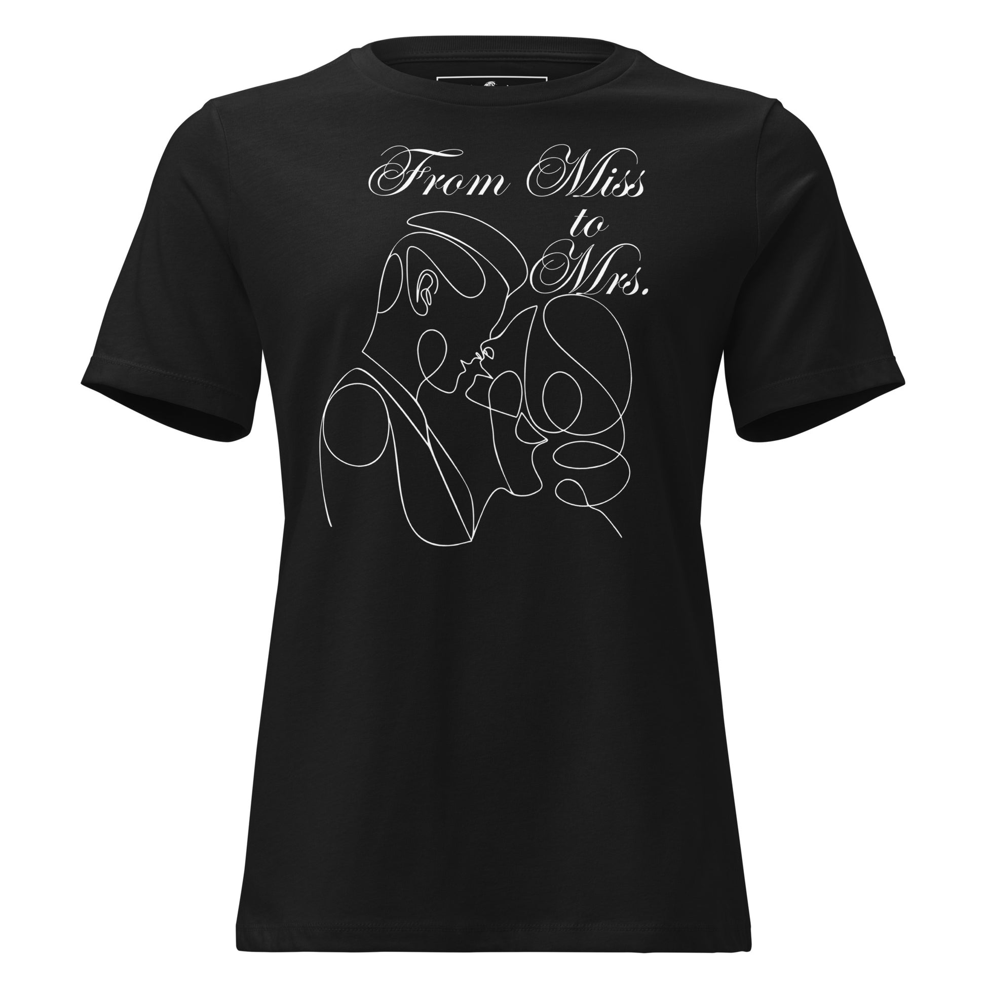 From Miss to Mrs. Black Motivational Women’s T-Shirt