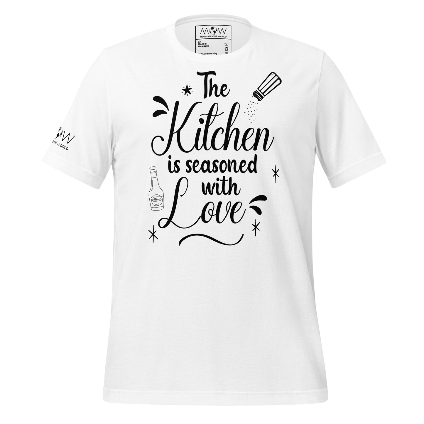 Fueled by Coffee Men's Motivational White  T-Shirt