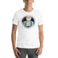 "Game Over" Retro Robot White Motivational Men's T-Shirt Lifestyle