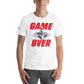 “Game Over” White Motivational Men's T-Shirt Lifestyle