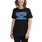 Gamers Don’t Die Glow – Neon Cyberpunk Gaming Black Motivational Women’s T-Shirt Lifestyle