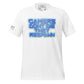 Gamers Don’t Die Glow – Neon Cyberpunk Gaming White Motivational Men's T-Shirt