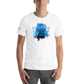 Gamers Don’t Die, They Respawn - Futuristic Glitch White Motivational Men's T-Shirt