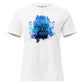Gamers Don’t Die, They Respawn - Futuristic Glitch White Motivational Women’s T-Shirt