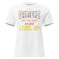 Gamers Level Up White Motivational Women’s T-Shirt