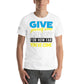 Give Yourself Some Credit – Bold Edition White Motivational Men's T-Shirt Lifestyle