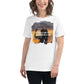 Give Yourself Some Credit Sunset White Motivational Women’s T-Shirt Lifestyle
