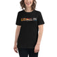 Go All In Black Motivational Women’s T-Shirt Lifestyle
