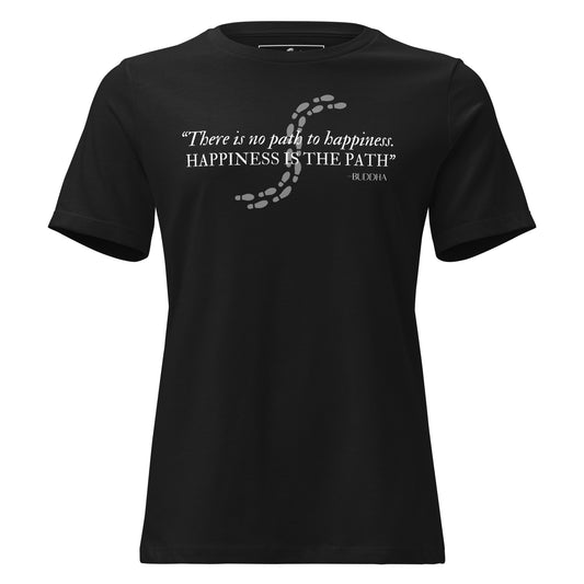 God is Greater Than the Highs and Lows (Bold Design) Black Motivational Women’s T-Shirt