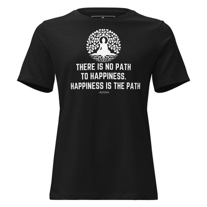God is Greater Than the Highs and Lows (Minimalist Design) Black Motivational Women’s T-Shirt
