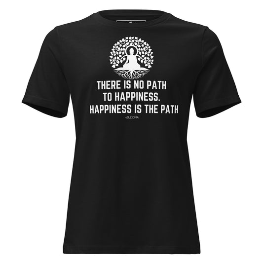 God is Greater Than the Highs and Lows (Minimalist Design) Black Motivational Women’s T-Shirt