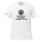 God is Greater Than the Highs and Lows (Minimalist Design) Men's Motivational White T-Shirt