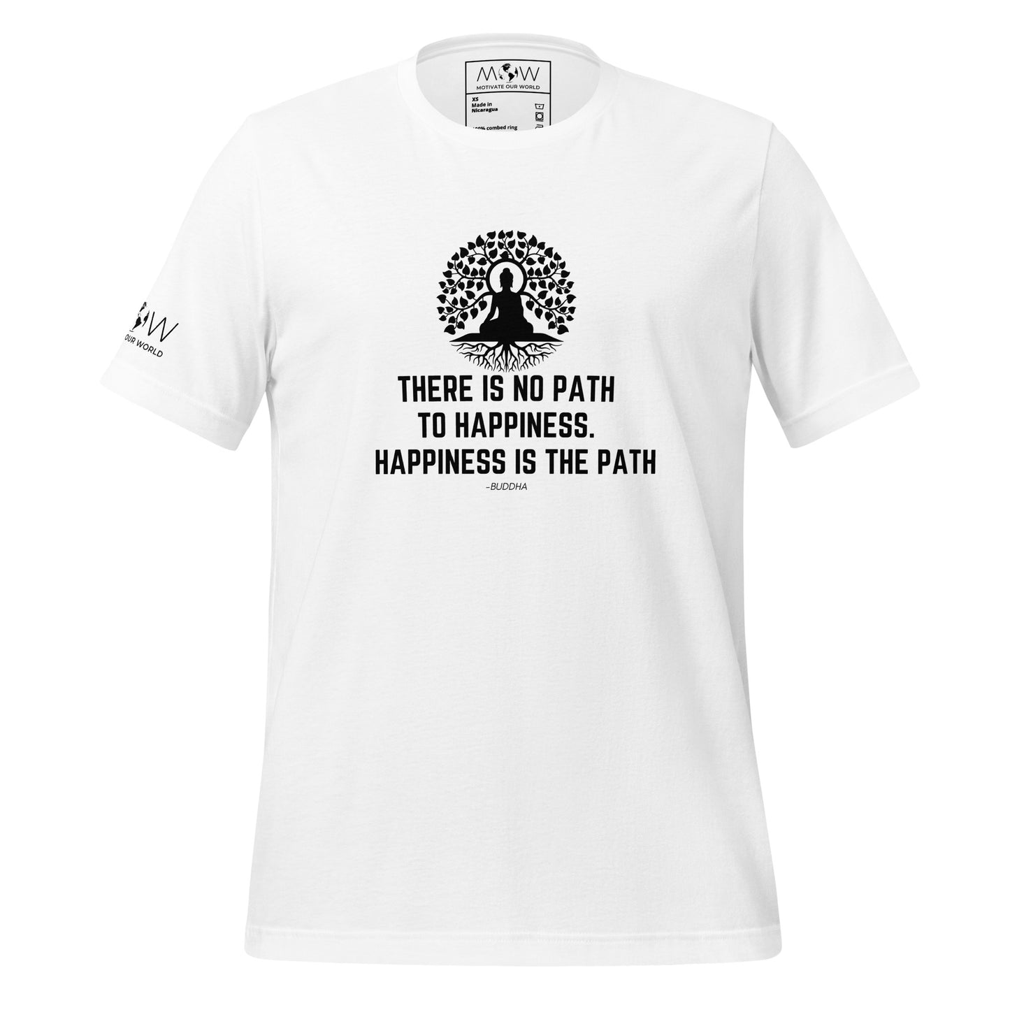 God is Greater Than the Highs and Lows (Minimalist Design) Men's Motivational White T-Shirt