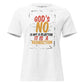 God’s “No” Is Not a Rejection, It Is a Redirection (Bold Design) White Motivational Women’s T-Shirt