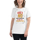 God’s “No” Is Not a Rejection, It Is a Redirection (Bold Design) White Motivational Women’s T-Shirt Lifestyle