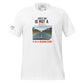 God’s No Is Not a Rejection, It Is a Redirection (Road Design) Men's Motivational White T-Shirt