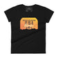 God's No Is Not a Rejection, It Is a Redirection (Sunset Cross Design) Women’s Motivational Black T-Shirt
