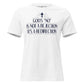 God’s “No” Is Not a Rejection, It’s a Redirection White Motivational Women’s T-Shirt