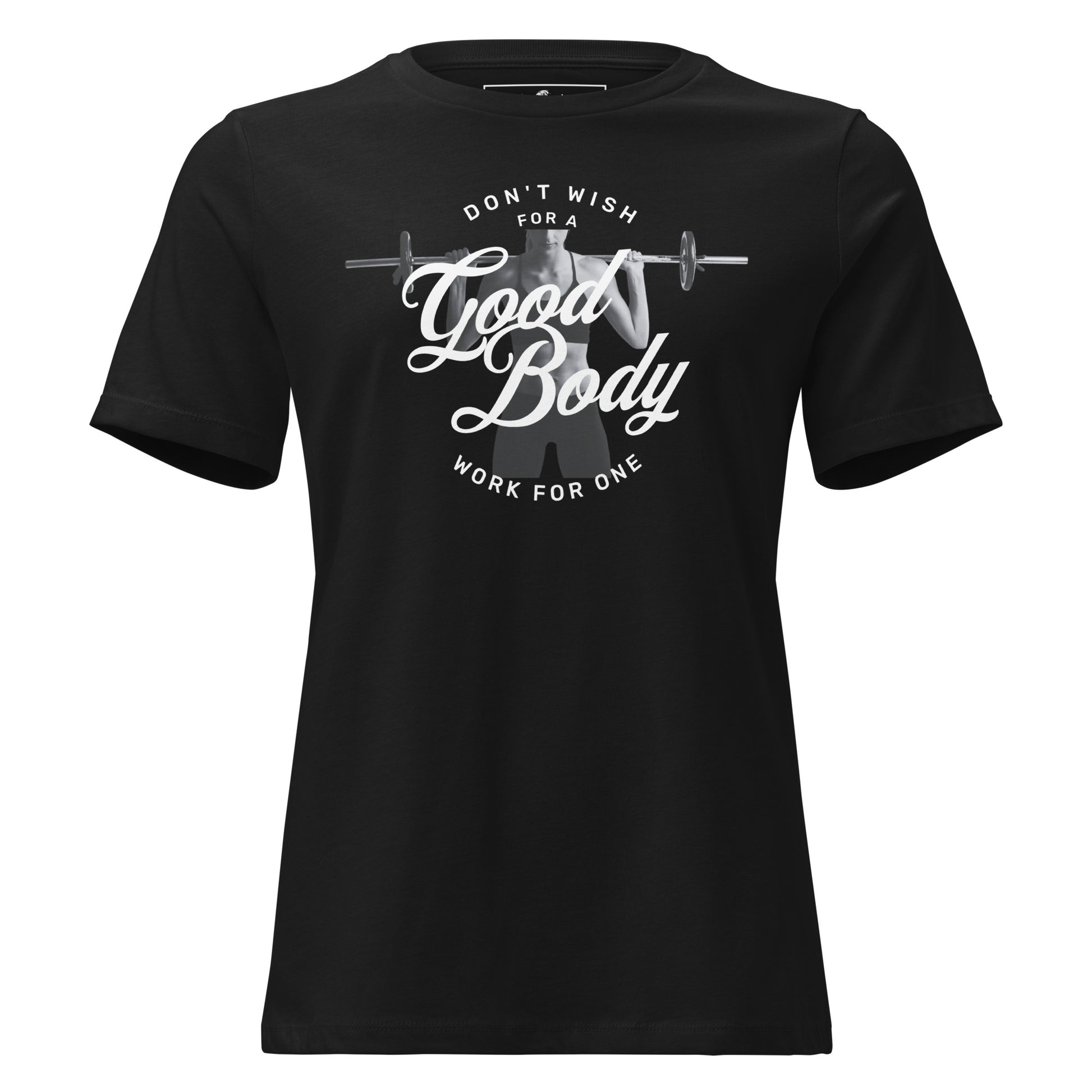 "Good Body Classic" Black Motivational Women’s T-Shirt