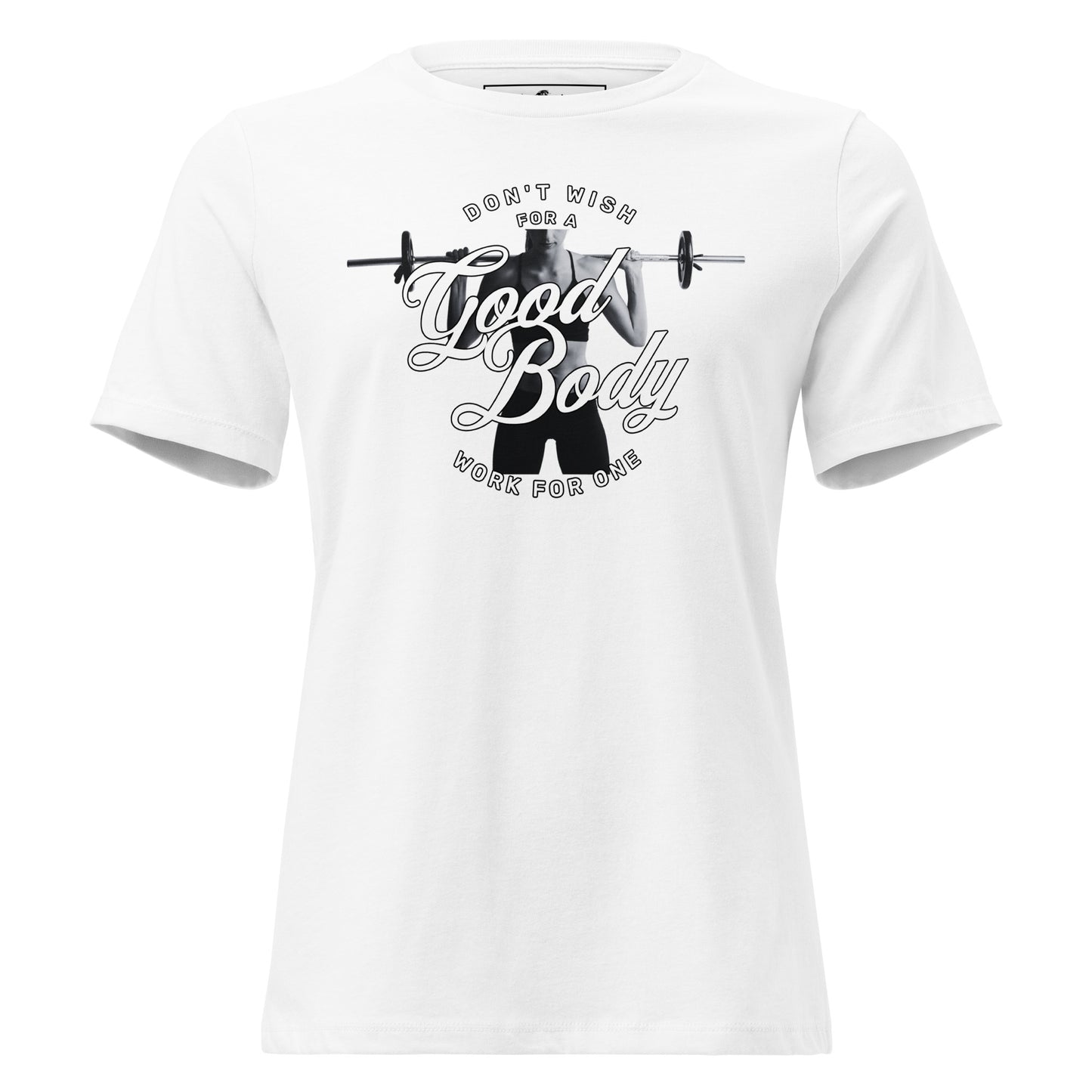 "Good Body Classic" White Motivational Women’s T-Shirt