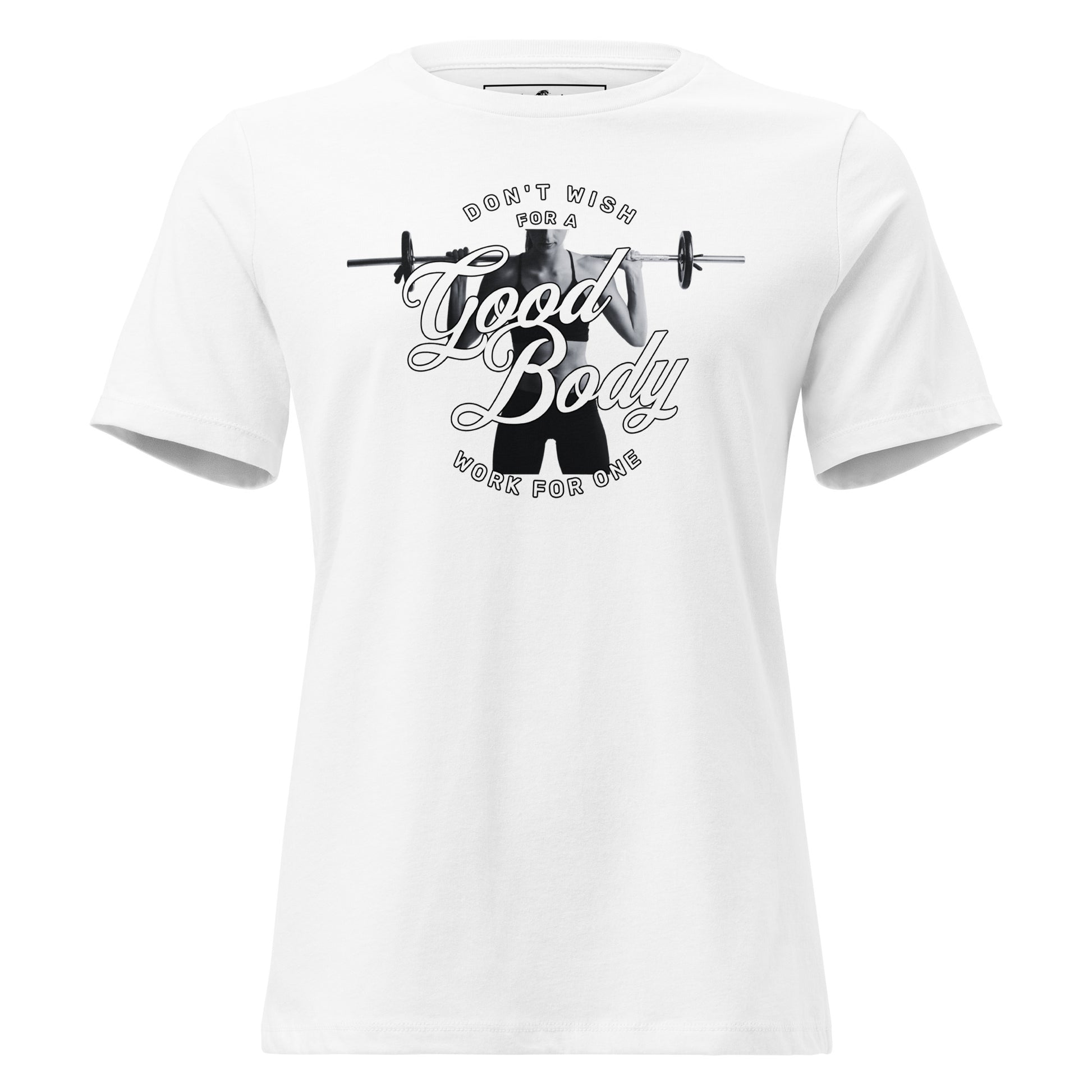 "Good Body Classic" White Motivational Women’s T-Shirt