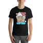 "Good Food, Good Mood – Shark Edition" Men's Motivational Black T-Shirt