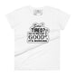 "Good, It's Working" Women’s Motivational White T-Shirt