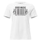 Good Music Doesn’t Have an Expiration Date - Barcode White Motivational Women’s T-Shirt