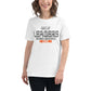Great Leaders White Motivational Women’s T-Shirt Lifestyle
