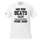 Grind Now Shine Later Men's Motivational White T-Shirt
