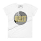 Grit: Made Up of Hustle, Passion, and Perseverance Women’s Motivational White T-Shirt