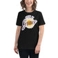 Grow in Grace - Sunflower Black Motivational Women’s T-Shirt Lifestyle