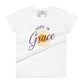 Grow in Grace Sunflower Women’s Motivational White T-Shirt