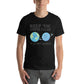 Happy Earth, Grumpy Planet Men's Motivational Black T-Shirt