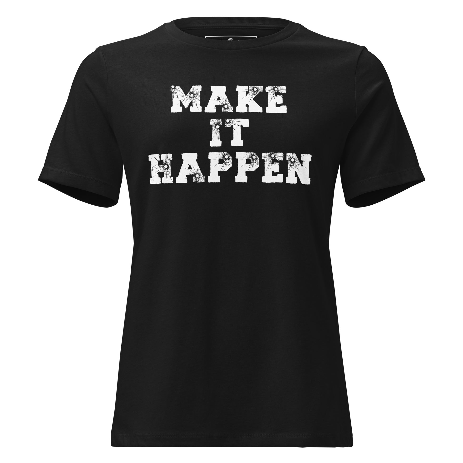 Hard Work Pays Off Black Motivational Women’s T-Shirt