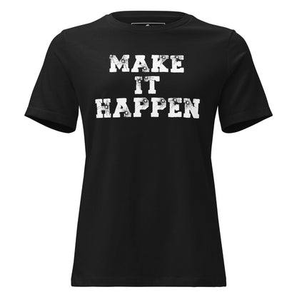 Hard Work Pays Off Black Motivational Women’s T-Shirt