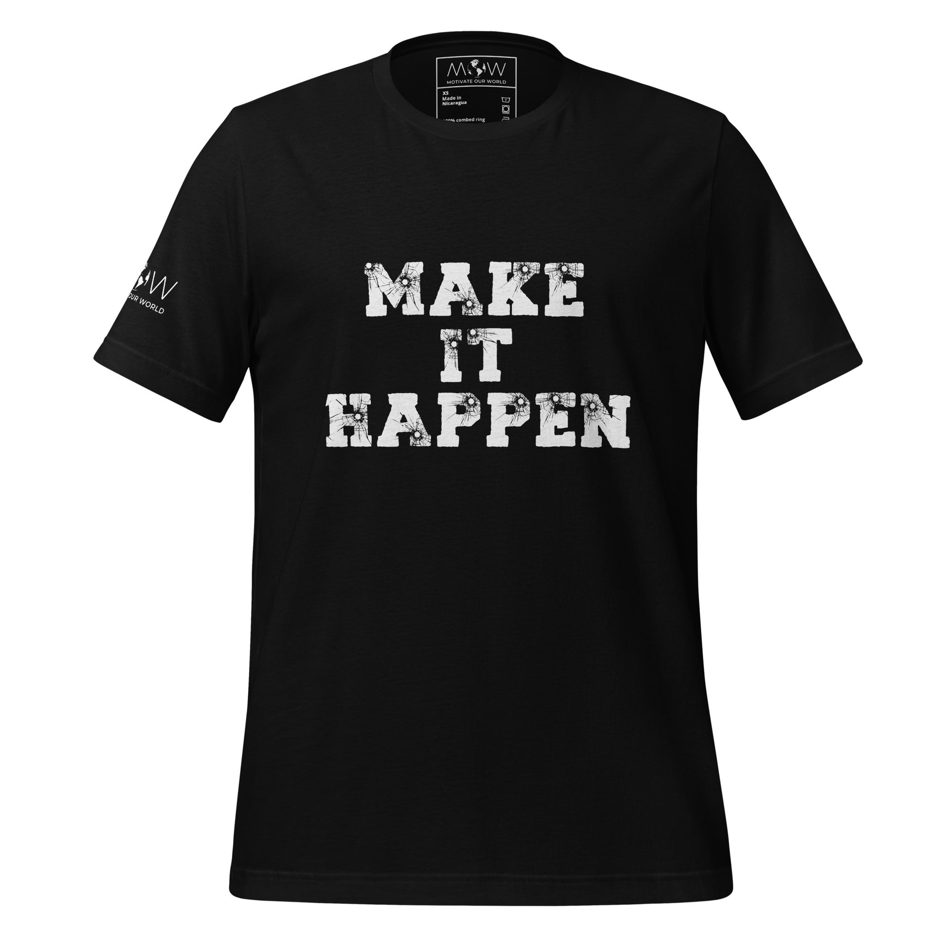 Hard Work Pays Off Men's Motivational Black T-Shirt