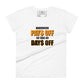 Hard Work Pays Off So Take No Days Off Women’s Motivational White T-Shirt