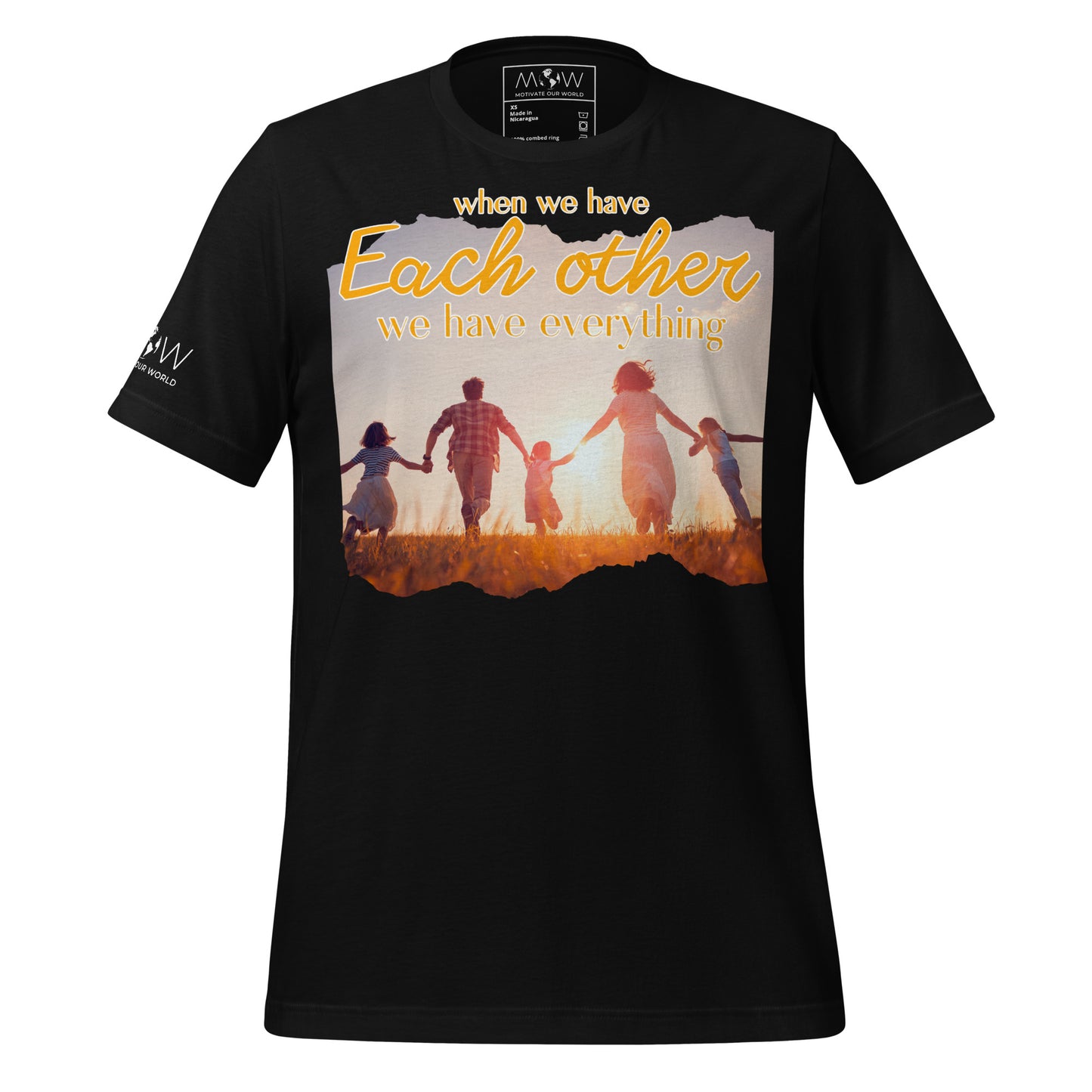 Have Each Other, Have Everything Black Motivational Men's T-Shirt