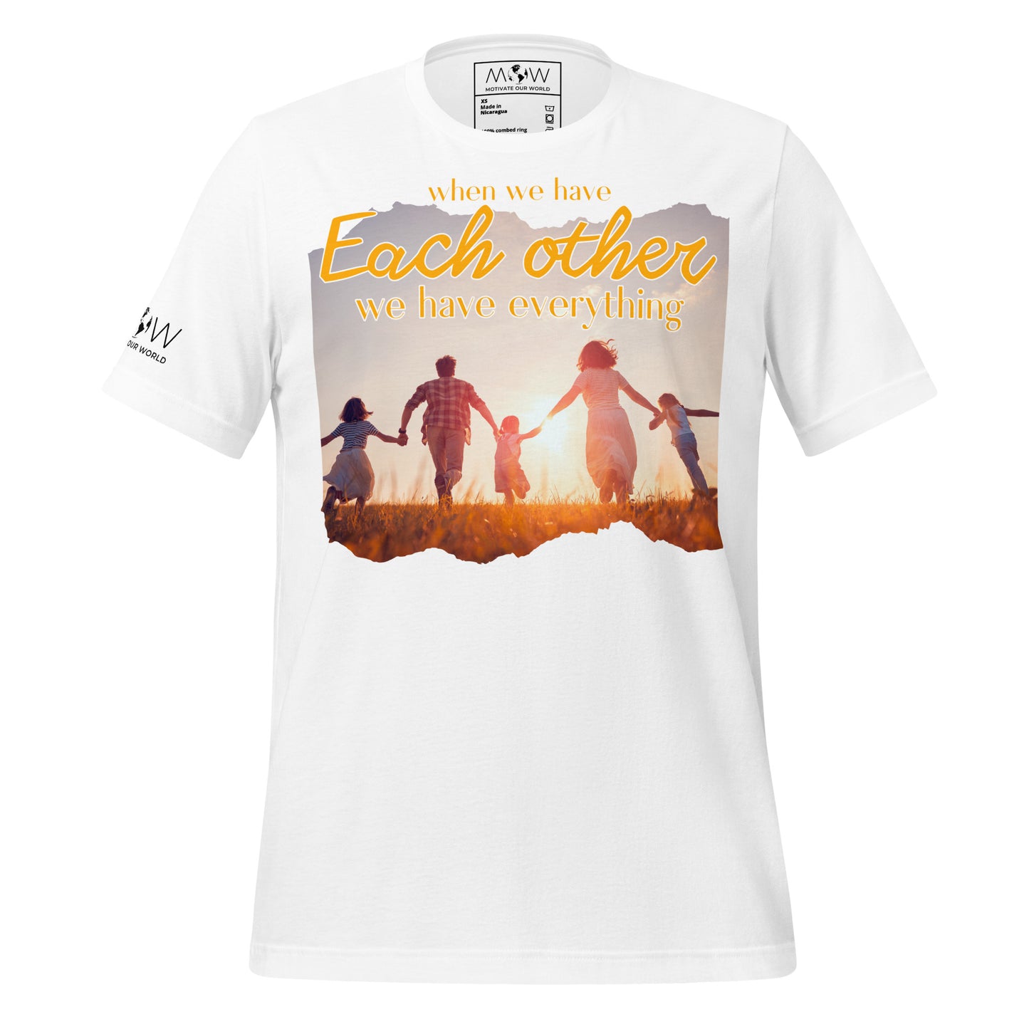 Have Each Other, Have Everything White Motivational Men's T-Shirt