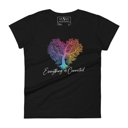 Heart of Nature Women’s Motivational Black T-Shirt