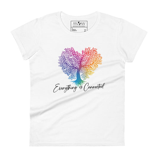Heart of Nature Women’s Motivational White T-Shirt