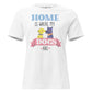 Home Is Where My Dogs Are White Motivational Women’s T-Shirt