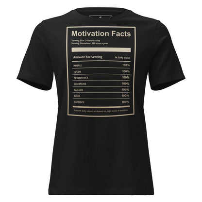 Hustle. Grind. Execute. Black Motivational Women’s T-Shirt