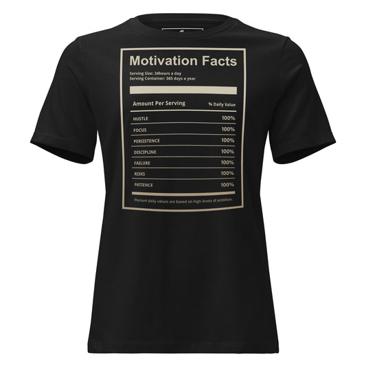 Hustle. Grind. Execute. Black Motivational Women’s T-Shirt