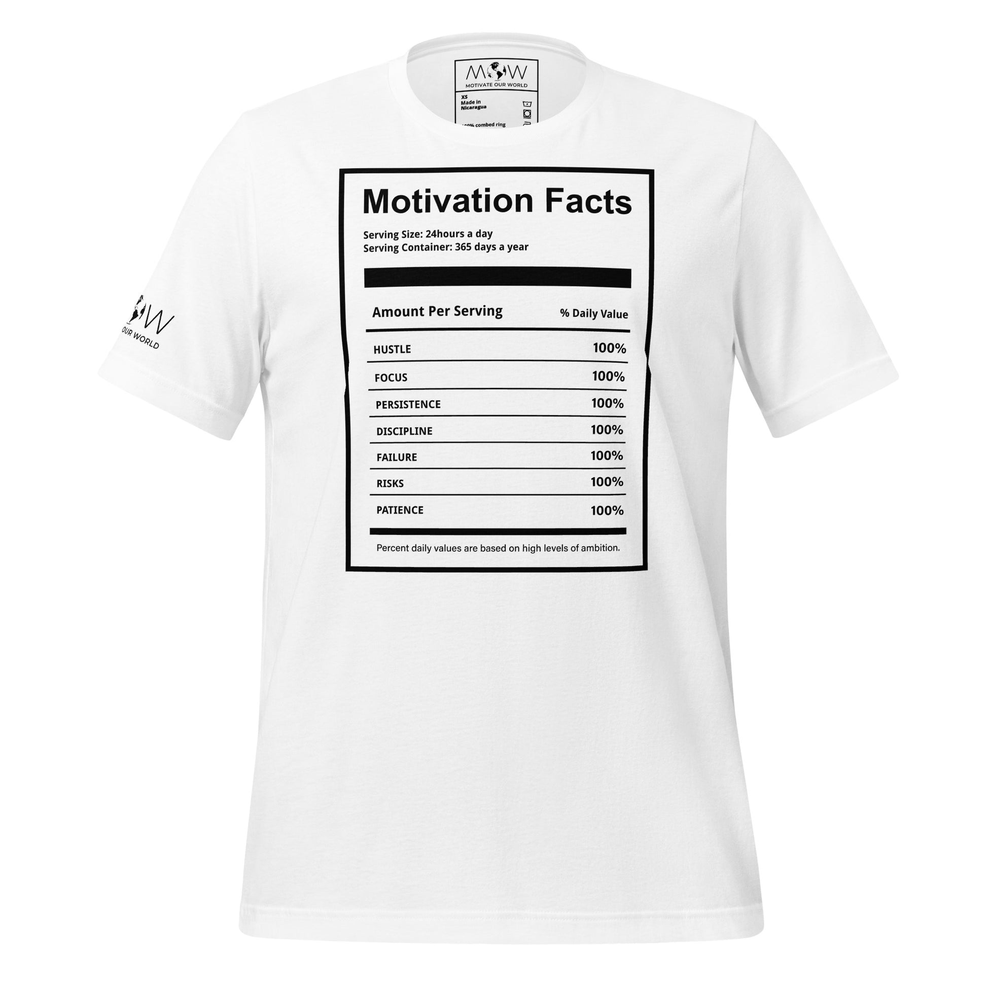 Hustle. Grind. Execute. Men's Motivational White T-Shirt