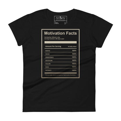 Hustle. Grind. Execute. Women’s Motivational Black T-Shirt